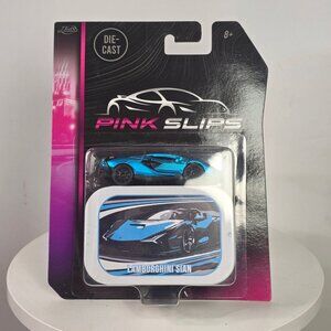 Lamborghini Sian Die-Cast Car & Tin Set Pink Slips Series 1:64 Scale For Ages 8+